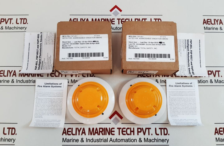 Honeywell Notifier Intelligent Photoelectric Smoke Sensor Fsp-851 C58-237-00