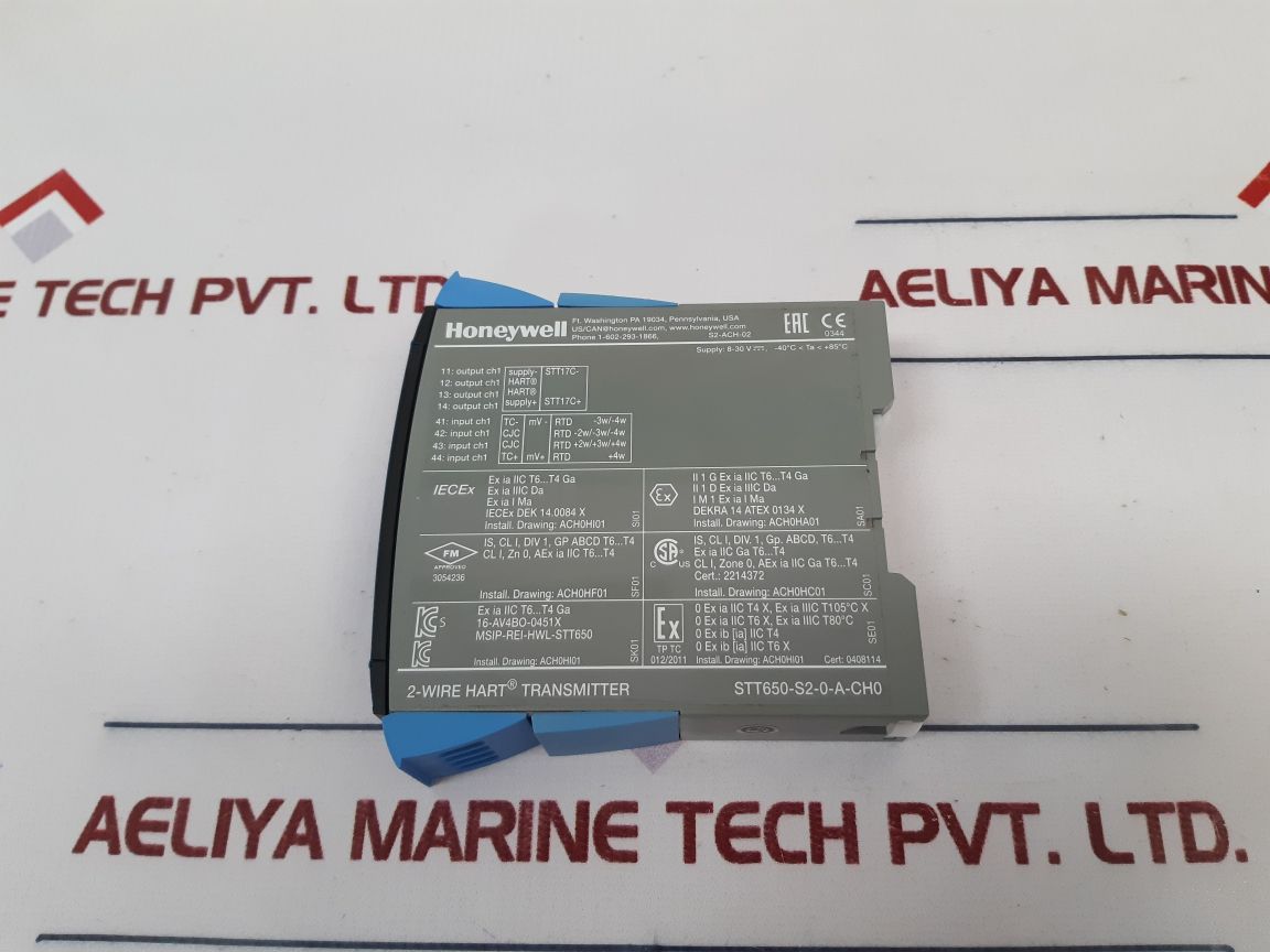 Honeywell Stt650 2-wire Hart Transmitter Stt650-s2-0-a-ch0