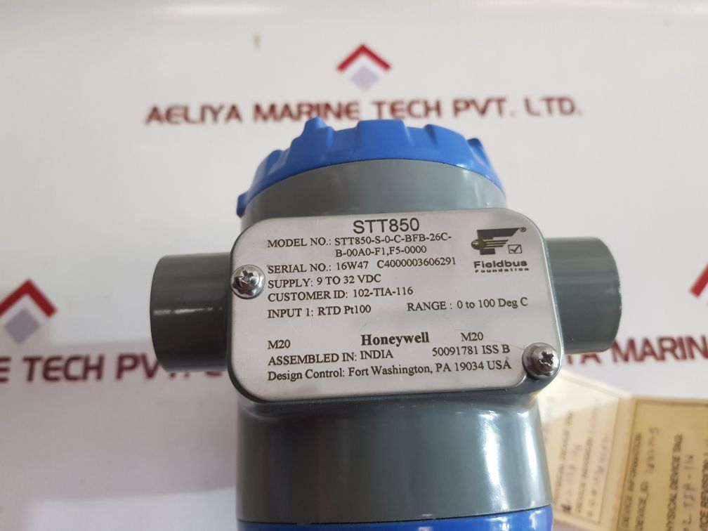 Honeywell Stt850 Smart Temperature Transmitter Stt850-s-0-c-bfb-26C-b-00A0-f1,F5-0000F1,F5-0000