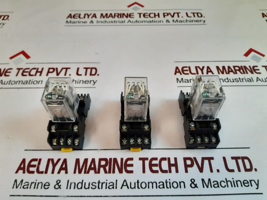 Honeywell Szr-my4-n1 Magnetic Relay With Base 3A 250Vac