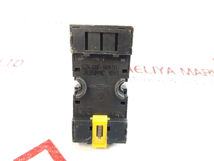 Honeywell Szr-my4-n1 Magnetic Relay With Base 24 Vdc 3A At 250Vac