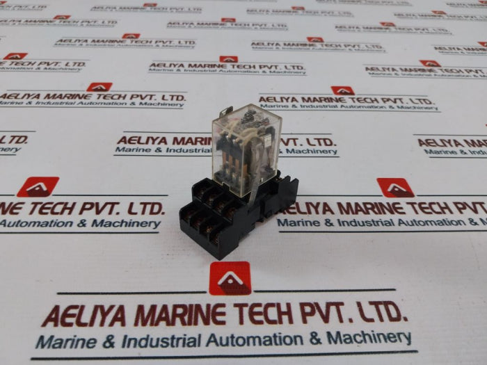 Honeywell Szr-my4-n1 Magnetic Relay With Base 24Vdc