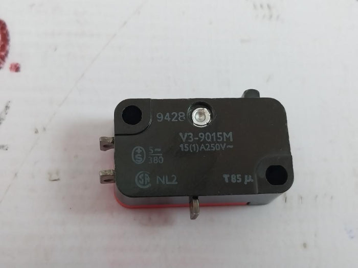 Lot of 5X Honeywell V3-9015M Micro Switch 250V 15(1)A