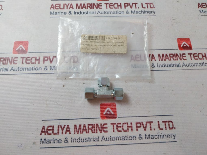 Hy-lok 10L Swivel Nut Branch Tee 10Mm Pip