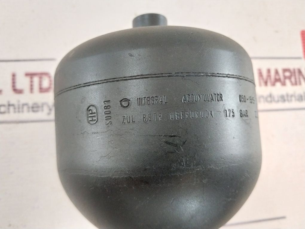 Hydac 050-1515-174-611 Integral Accumulator Hp 0.45l 16 Bar N2-gas 175 Bar