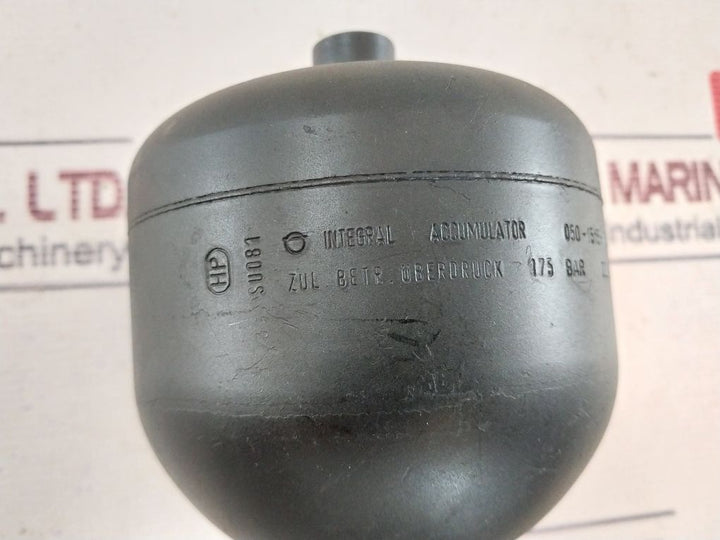 Hydac 050-1515-174-611 Integral Accumulator Hp 0.45l 16 Bar N2-gas 175 Bar