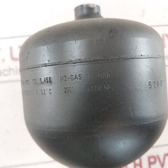 Hydac 050-1515-174-611 Integral Accumulator Hp 0.45l 16 Bar N2-gas 175 Bar