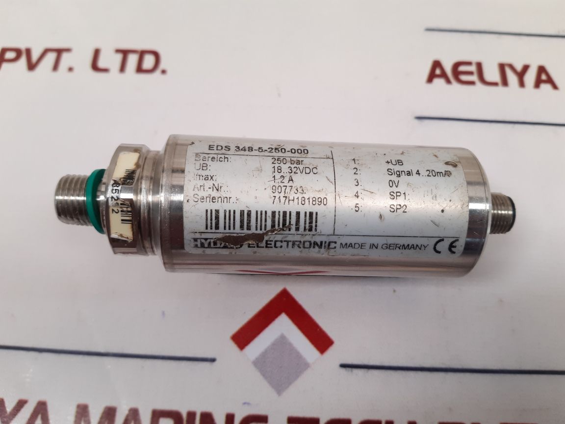 Hydac Eds 348-5-250-000 Pressure Relay 907733