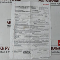 Hydac Gsv6-10-ce1637 Gas Safety Valve