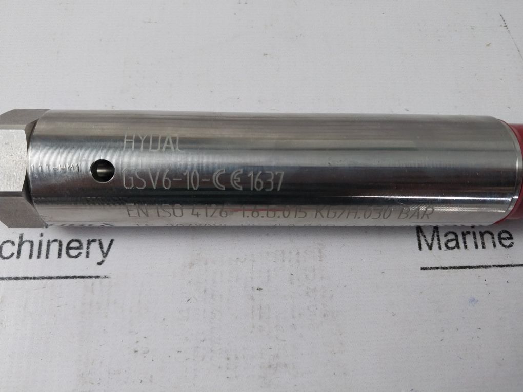 Hydac Gsv6-10-ce1637 Gas Safety Valve