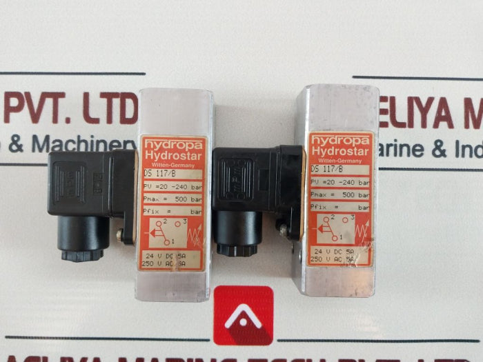 Hydropa Ds 117/B Pressure Switch 24V Dc 5A