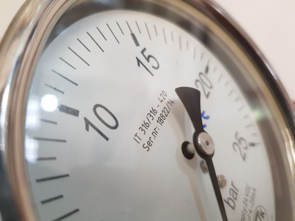 Hypteck 316/316-420 Gauge 0 To 25 Bar