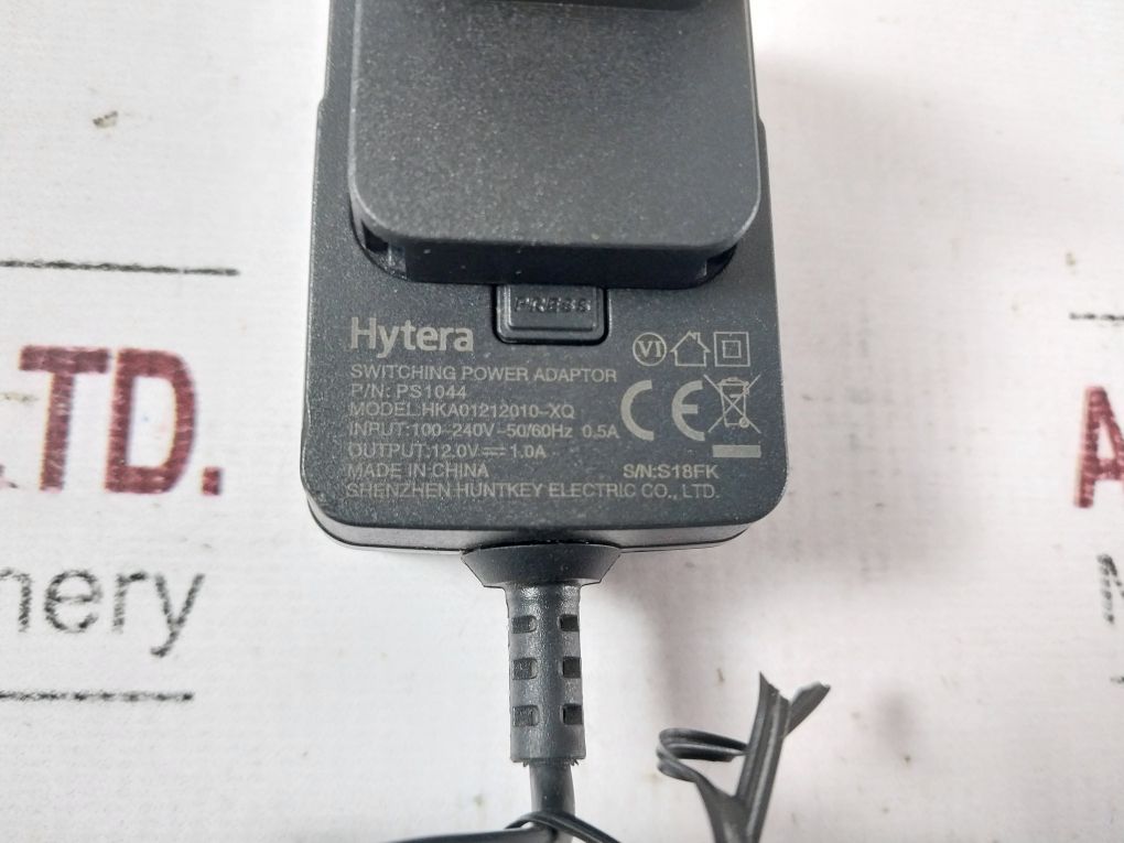 Hytera Ch10A07 Mcu Charger Ps1044 Switching Power Adaptor 100-240V