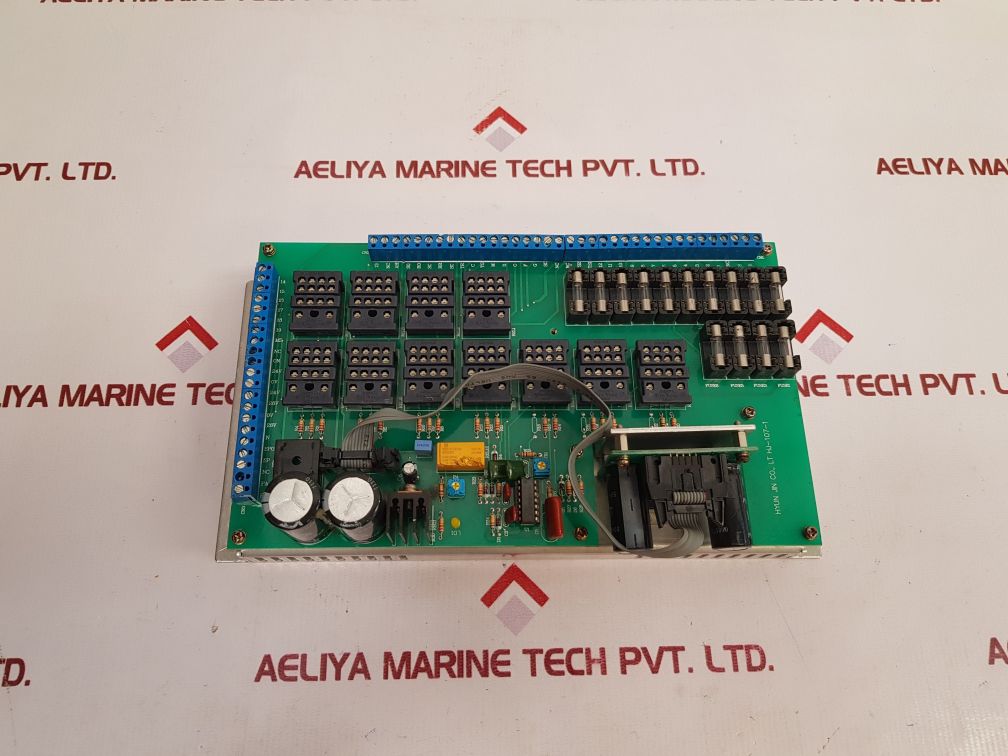 Hyun Jin Hj-107-1 Signal Light Column Printed Circuit Board 770 g