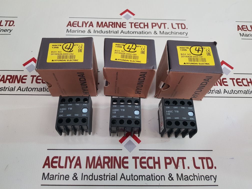 Hyundai Electric Hgc Tb 13 Auxiliary Contact Block