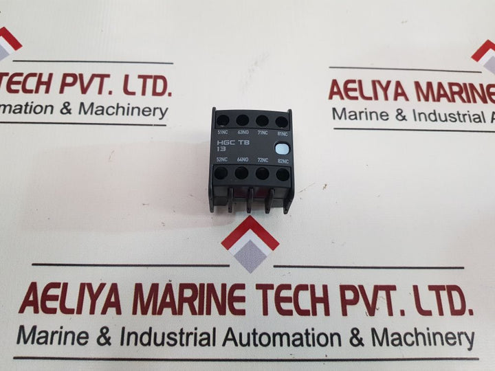 Hyundai Electric Hgc Tb 13 Auxiliary Contact Block