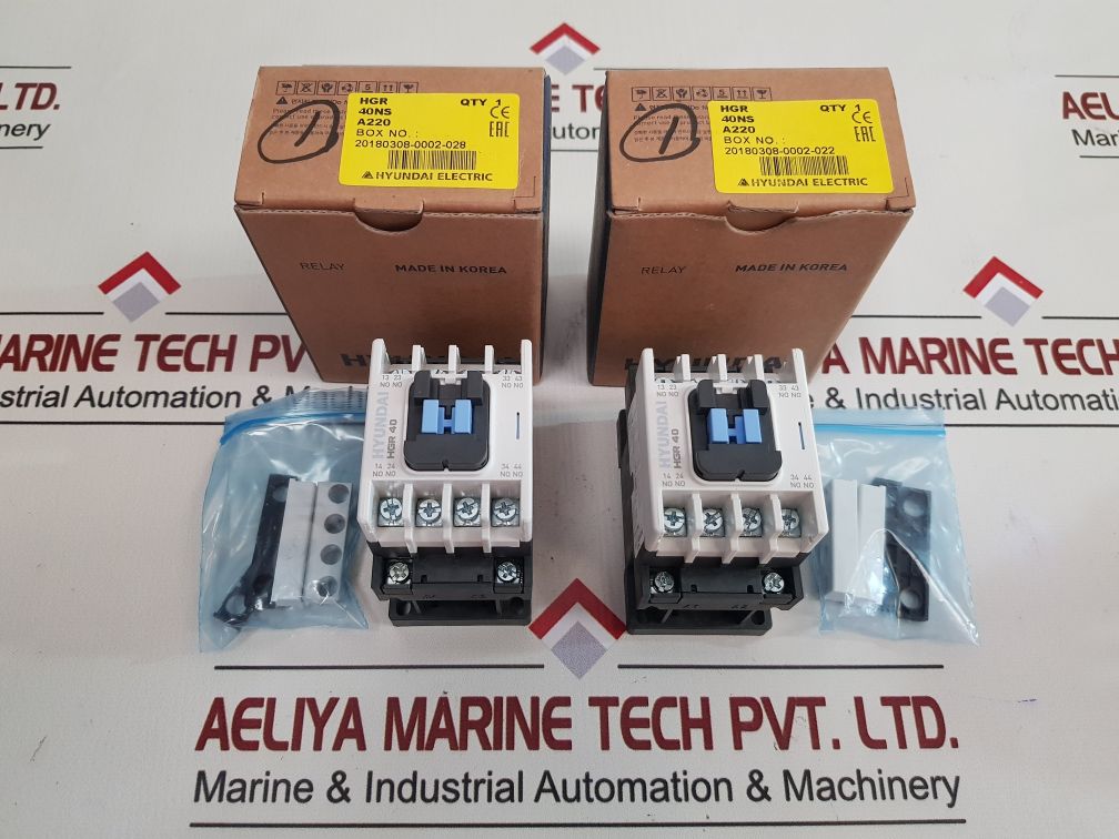 Hyundai Electric Hgr 40 Auxiliary Relay