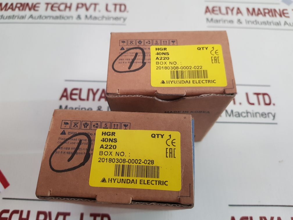 Hyundai Electric Hgr 40 Auxiliary Relay