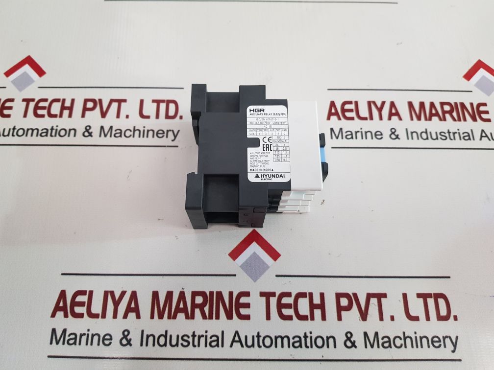 Hyundai Electric Hgr 40 Auxiliary Relay