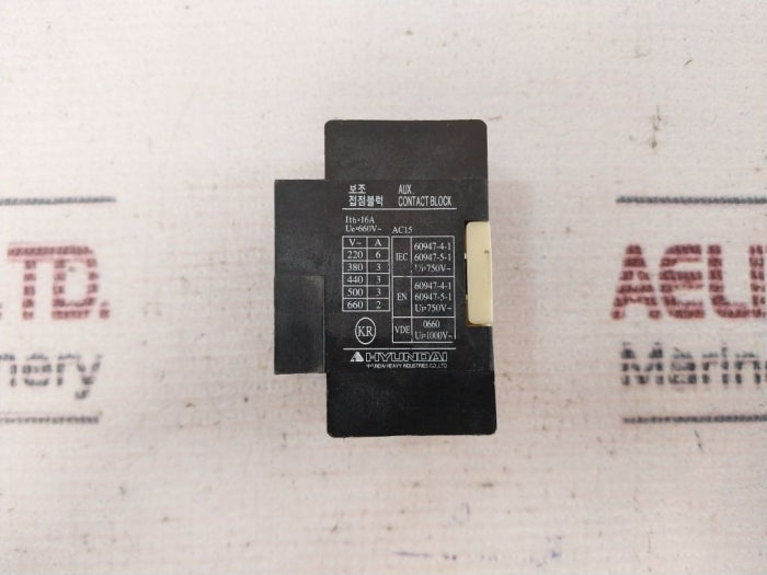 Hyundai Hab 11 Auxiliary Contact Block 
