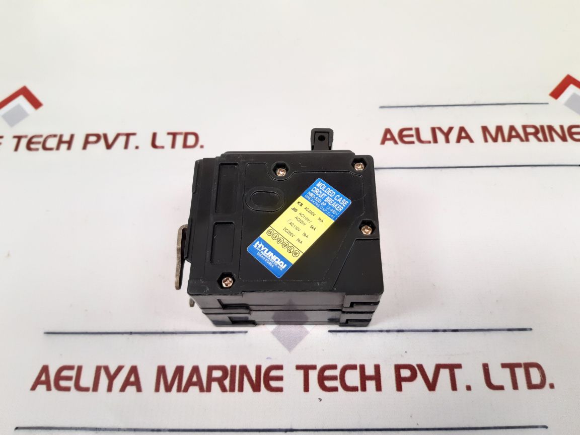 Hyundai HBD-52D Molded Case Circuit Breaker 460V 10A 2-Pole