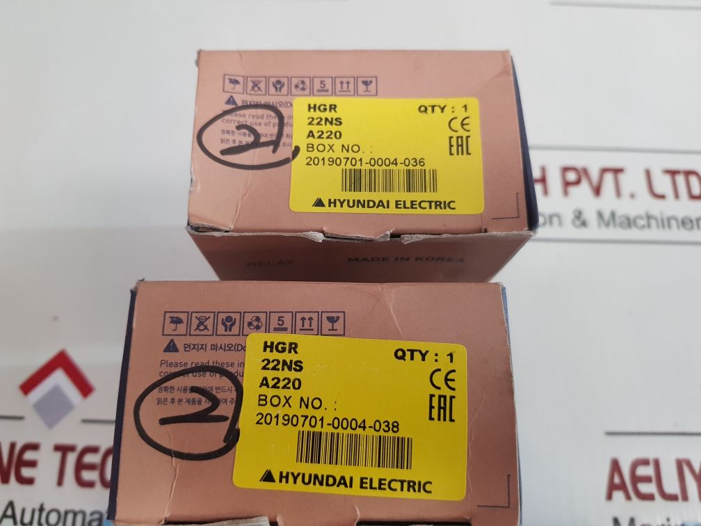 Hyundai Electric Hgr 22 Auxiliary Relay