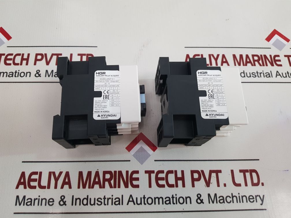 Hyundai Electric Hgr 22 Auxiliary Relay