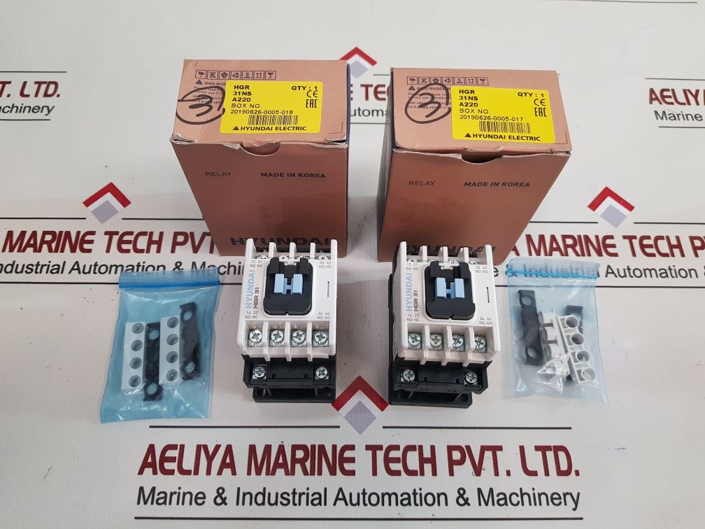 Hyundai Electric Hgr 31 Auxiliary Relay A220