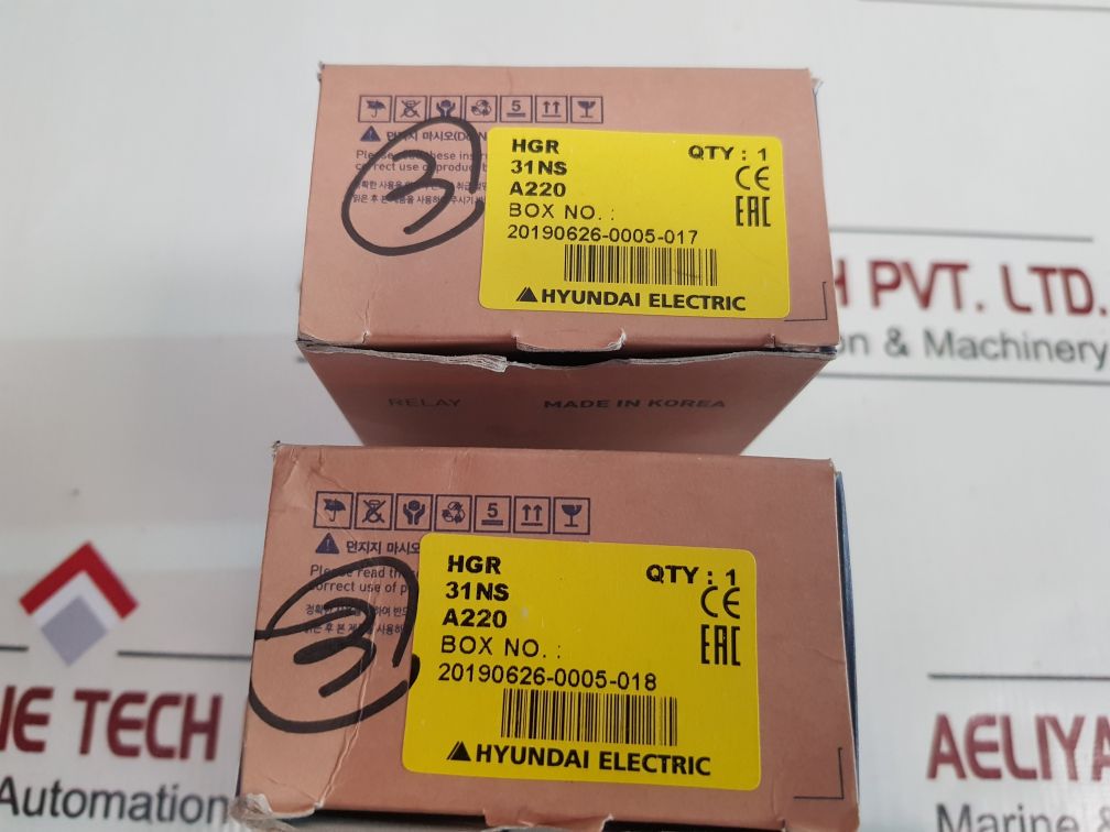 Hyundai Electric Hgr 31 Auxiliary Relay A220