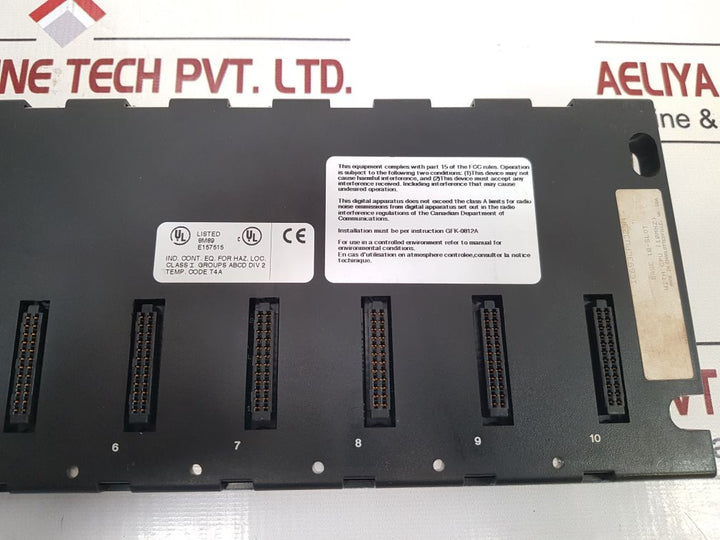 Ge Fanuc Ic693Cpu323M 10-slot Programmable Controller Base