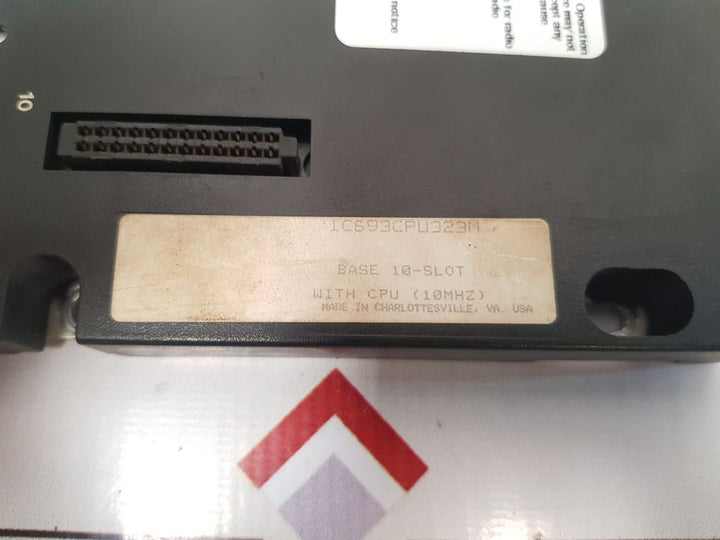 Ge Fanuc Ic693Cpu323M 10-slot Programmable Controller Base