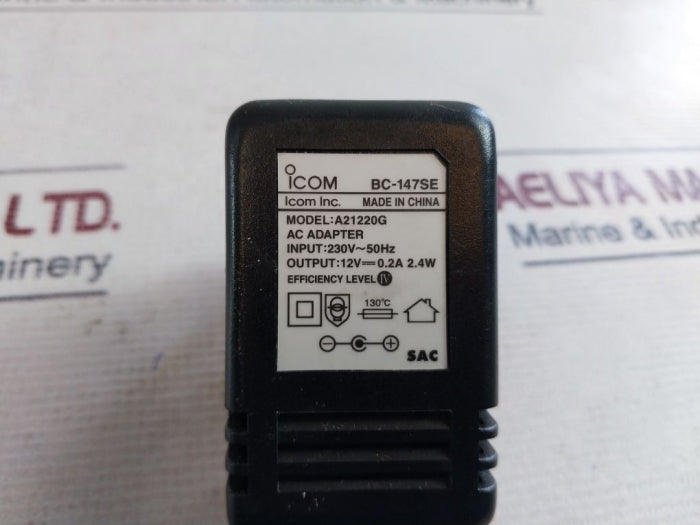 Icom Bc-147Se Ac Adapter A21220G 230V~50Hz
