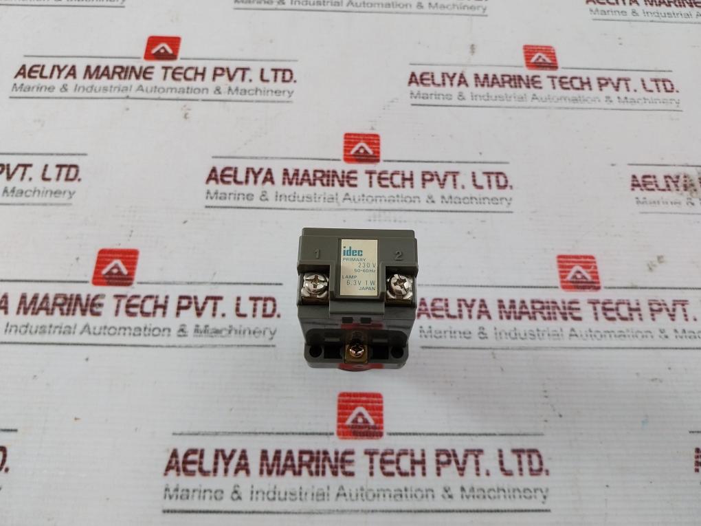Idec 6.3V 1W Pilot Light Control Unit 230V 50-60 Hz