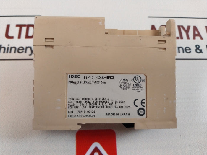 Idec Fc4A-hpc3 Analog Communication Module 5V Dc