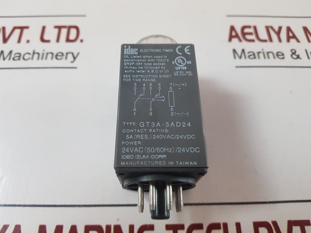Idec Gt3A-3Ad24 Electronic Timer 240Vac/24 Vdc