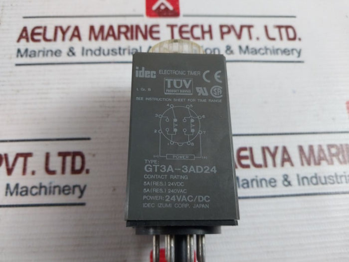 Idec Gt3A-3Ad24 Electronic Timer 24Vac/Dc