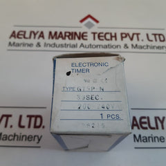 Idec Gt5P-n Electronic Timer 0 To 30 Sec 5A(Res.)120Vac/30Vdc