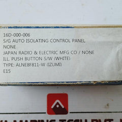 Idec Alne8F811-w White Led Illuminated Push Button Switch 18V 2W Lamp