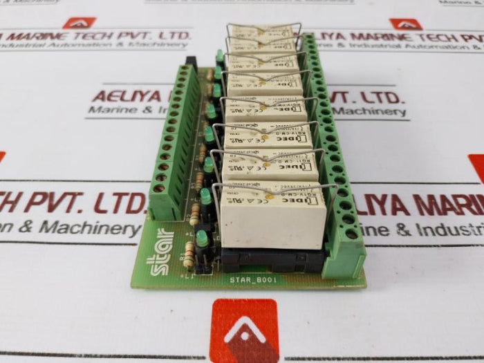 Idec Rq1v-cm-d24 Relay Module 12a 250vac 30vdc Coil 24vdc Star 8001
