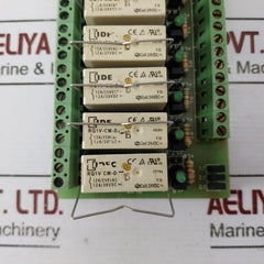 Idec Rq1v-cm-d24 Relay Module 12a 250vac 30vdc Coil 24vdc Star 8001