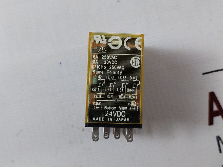 Lot Of 3X IDEC RU4S-D-D24 Power Relay 6A 250VAC 1/10HP