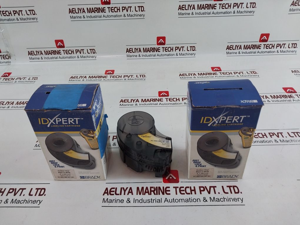 Idxpert Xc-500-580-wt-bk Labeling Cartridge Outdoor Vinyl 13Mm X 9.1M