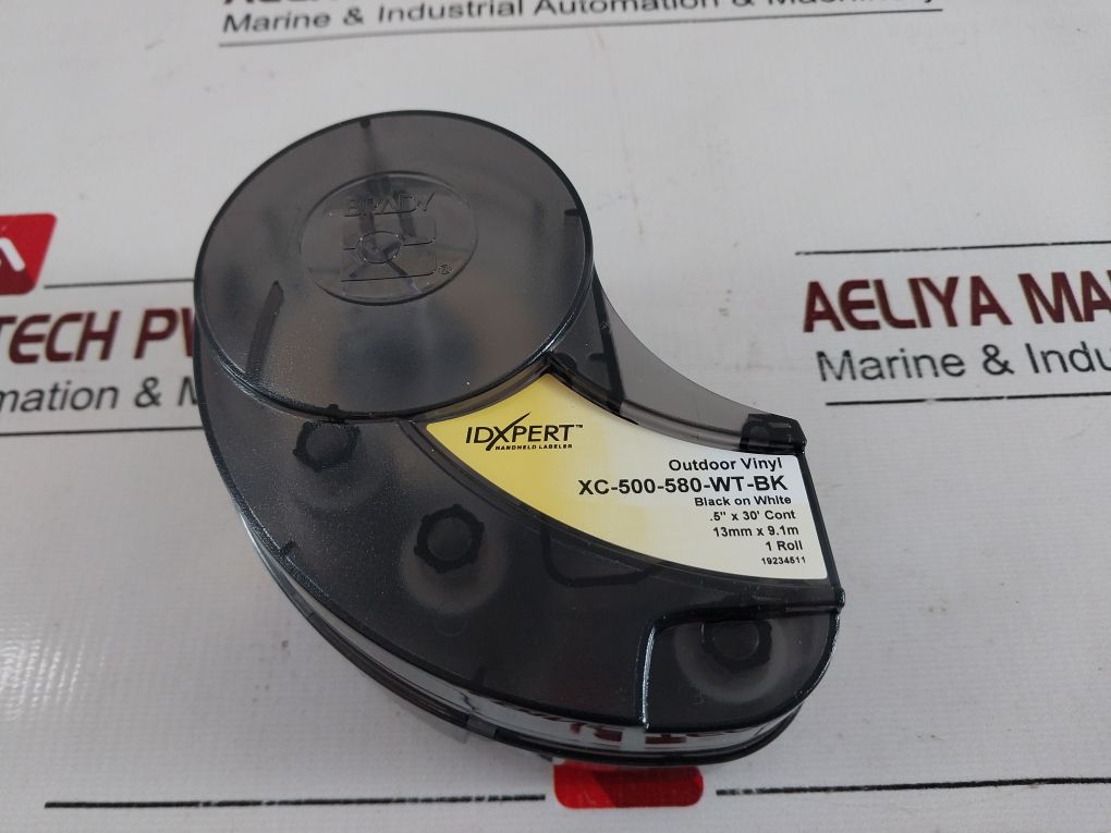 Idxpert Xc-500-580-wt-bk Labeling Cartridge Outdoor Vinyl 13Mm X 9.1M