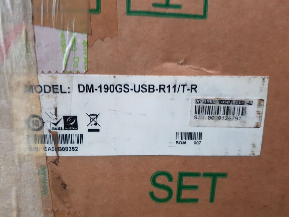 Iei Technology DM-190GS-USB-R11/T-R Display Monitor (Not Working)