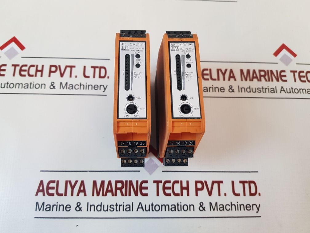 Ifm Electronic Sr0151 Control Monitor For Flow Sensor