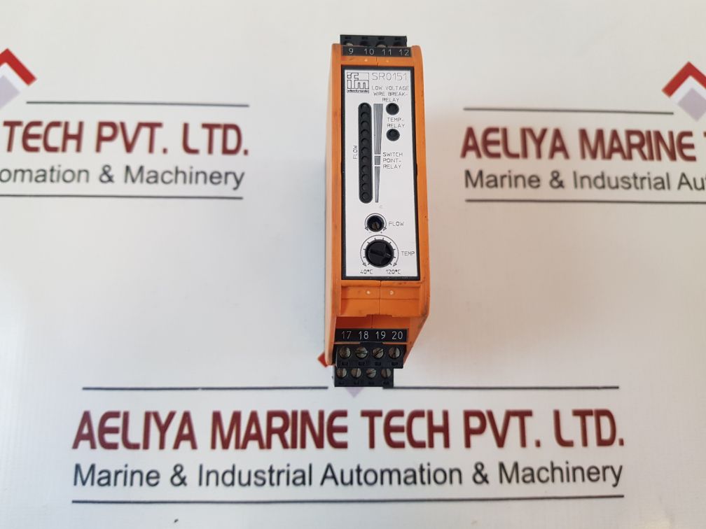 Ifm Electronic Sr0151 Control Monitor For Flow Sensor