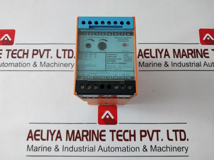 Ifm Electronic Vn31 Evaluation Unit Monitor Relay Ex-86/2141 Dc24V 220Vac