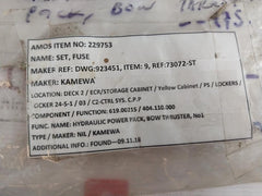 Ifo 2/500 Ceramic Bottle Fuses Kamewa Hydraulic Power Pack Bow Thruster
