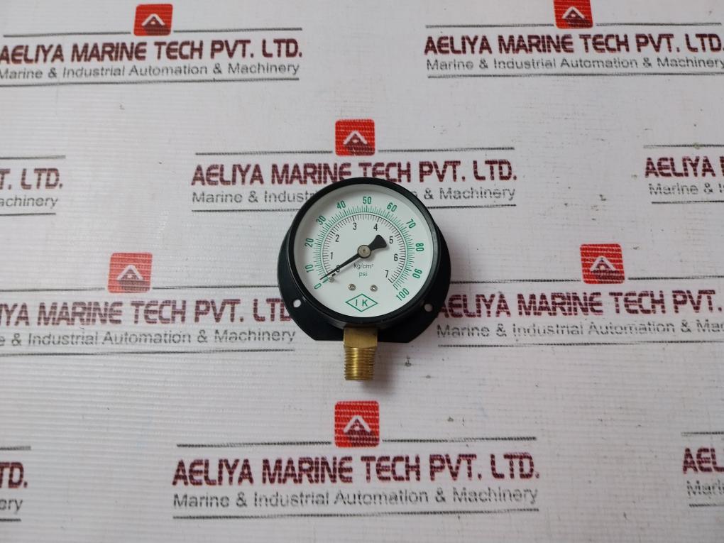 Ik 0-100 Psi Pressure Gauge 0-7 Kg/Cm2
