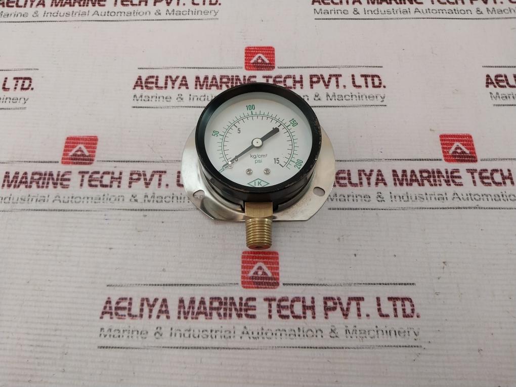 Ik 0-15 Kg/Cm2 Pressure Gauge 0-200 Psi
